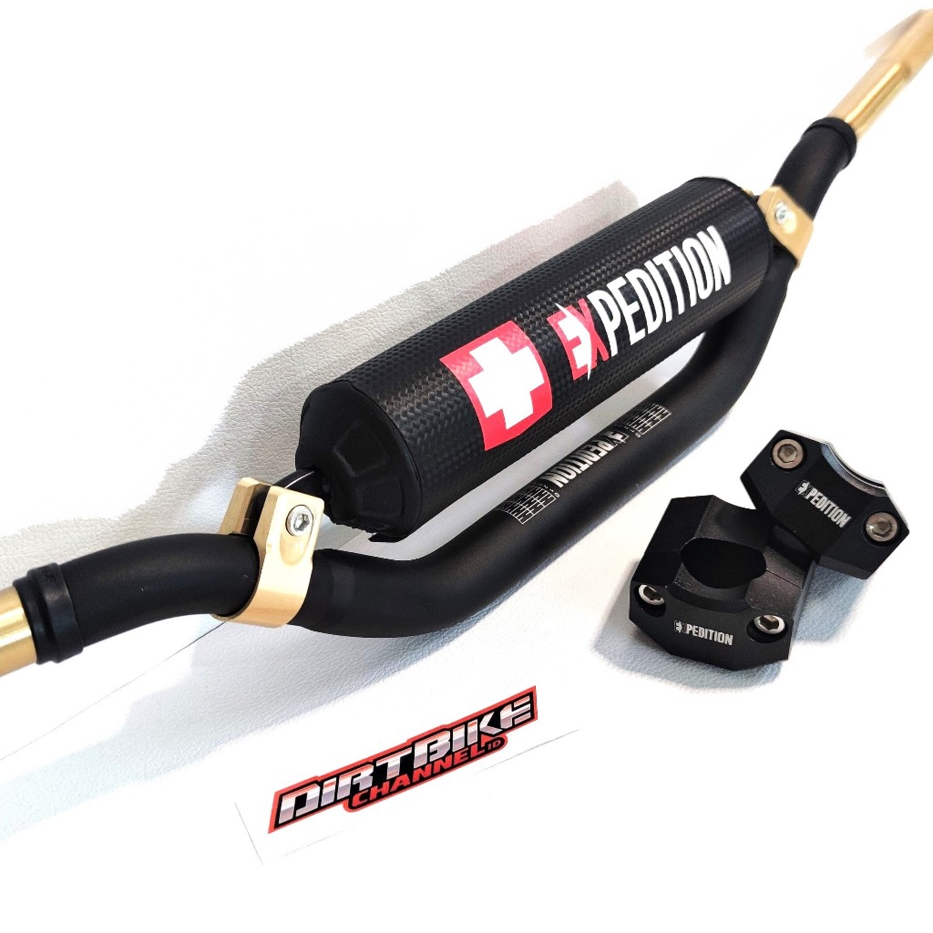 Handlebar EXPEDITION FATBAR TWINWALL+RAISER KLX DT CRF 150 CB VIXION WR ...