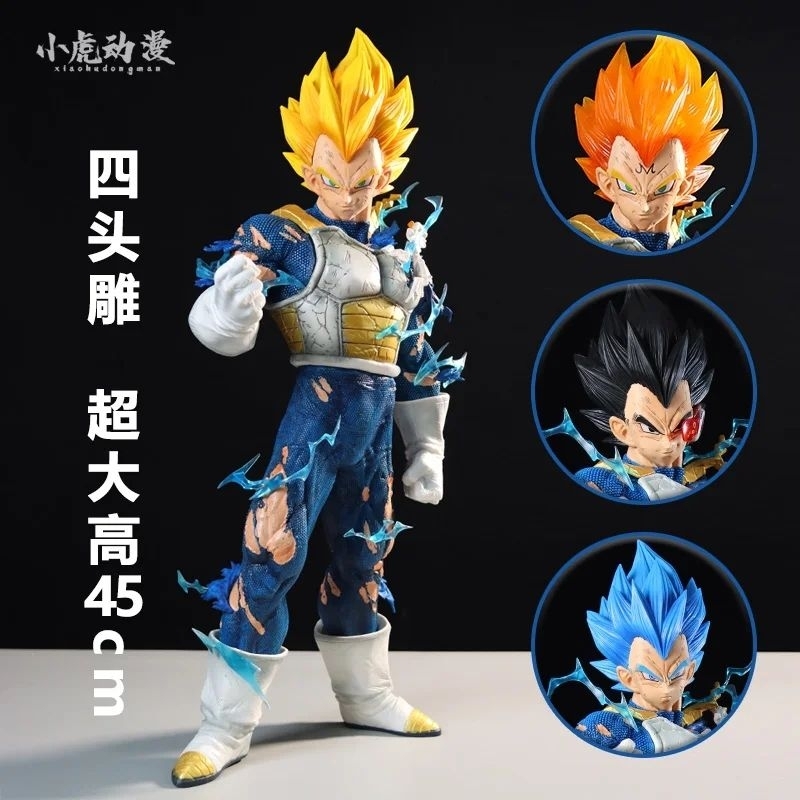 DRAGON BALL Z Action Figure Majin Vegeta Ssj2 Super Saiyan 2 Anime Toy