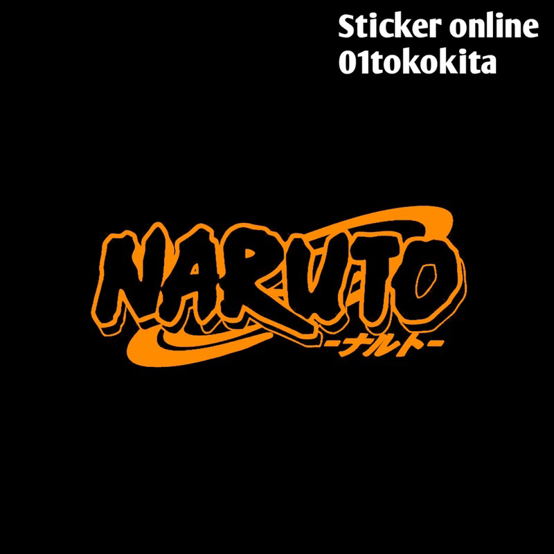 Naruto anime cutting stickers, Japanese kanji logo, variations of ...