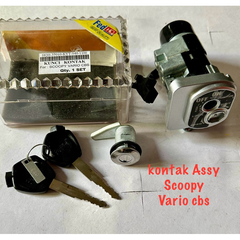 Honda Scoopy Vario cbs Federal HQ Ignition Key Assy | Shopee Philippines