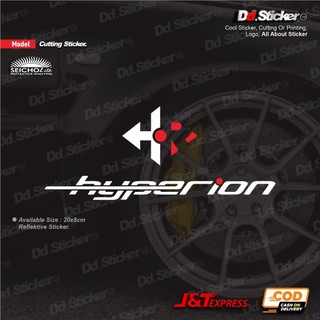 Hyperion logo sticker (cutting sticker) | Shopee Philippines