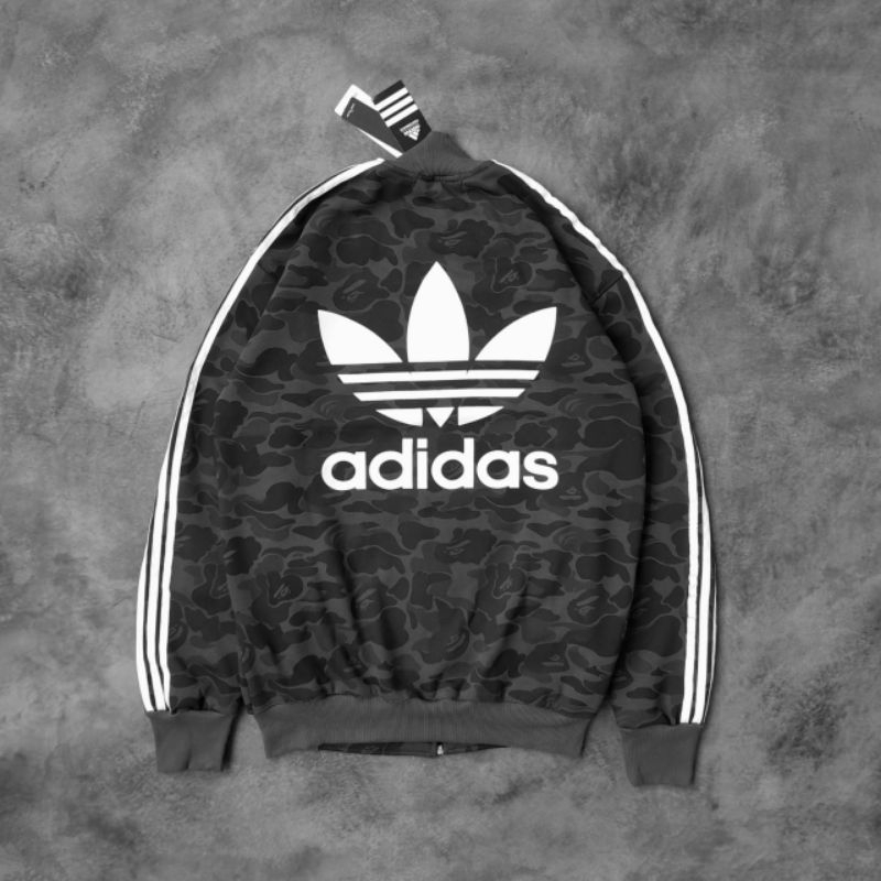 Right STORE. Varsity BASESBALL Jacket ADIDAS X STONE ISLAND CAMO