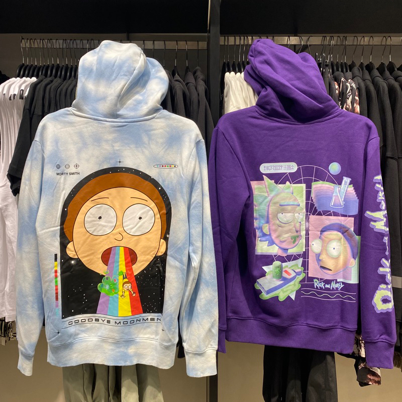 Rick morty H M Men s Hoodie Original Store Shopee Philippines