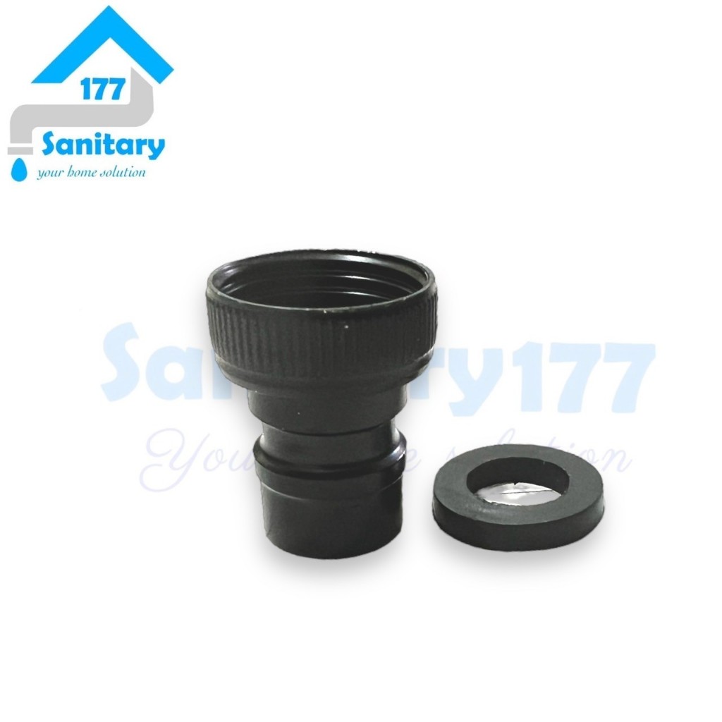 MESIN Black STAINLESS Garden Spout Thread Connection - Wall Water ...