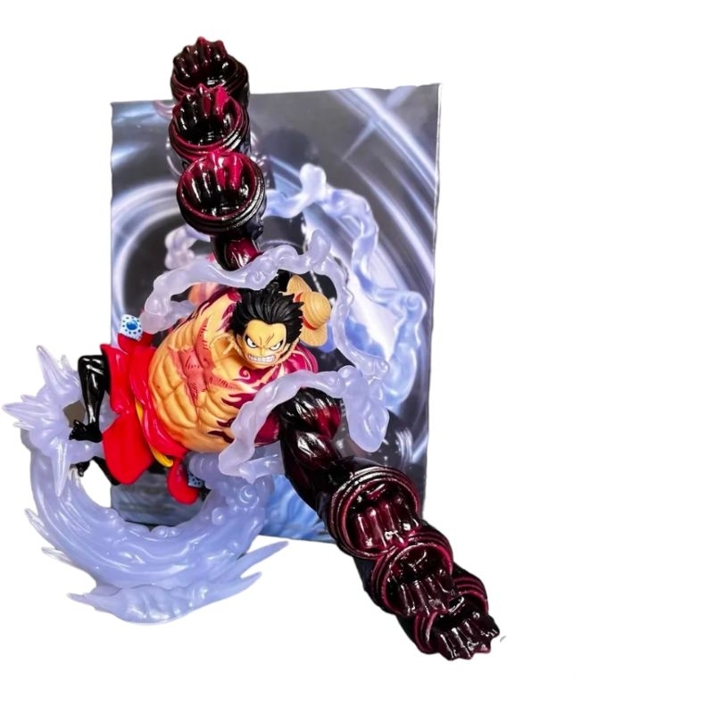 One Piece Monkey D Luffy Gear Fourth Action Figure Toys Shopee