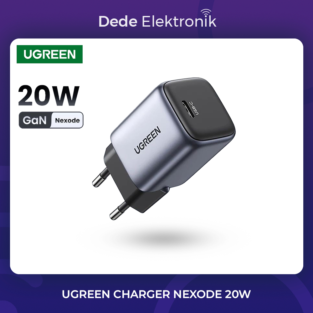 Ugreen Nexode 20W Type C GaN PD QC Fast Charging CD318 Adapter Charger ...