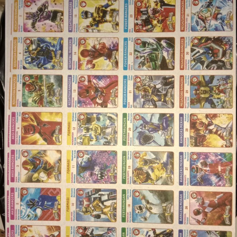 Sheet Quartet Cards/Large sheet Puppet Cards (10 sheets) | Shopee ...