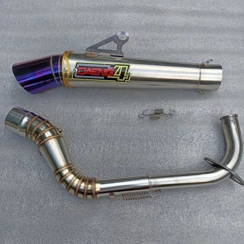 Conical Daeng sai4 Open Spec Exhaust 1set For mio soul i 125 mio i 125 ...