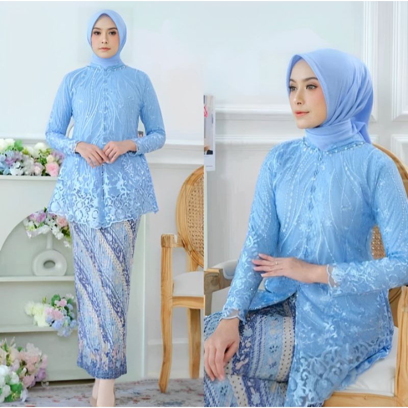 Kebaya Sequin Tille Kebaya-Modern Kebaya-Luxury Kebaya Graduation Dress ...