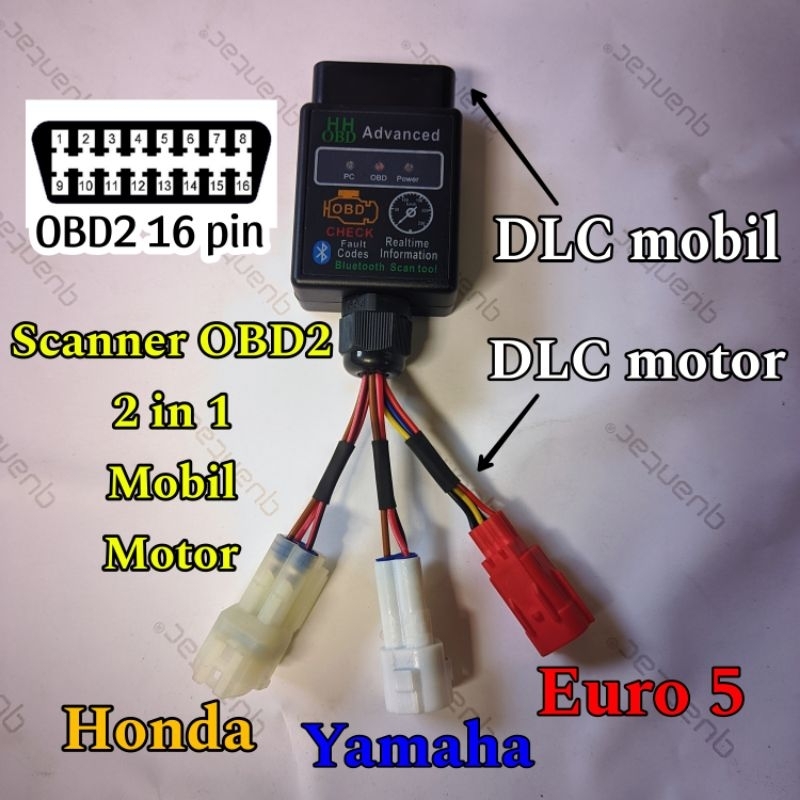 Scanner OBD 2 car motorbike injection version android Scanner injection ...