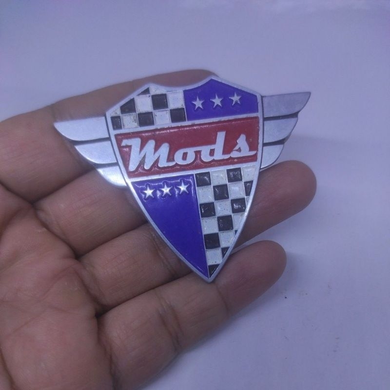 Badge Santino Accessoire Vespa Farobasso Lambretta Moto