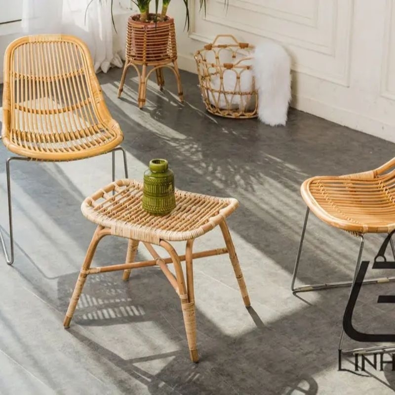 Stoll Table / Rattan Table | Shopee Philippines