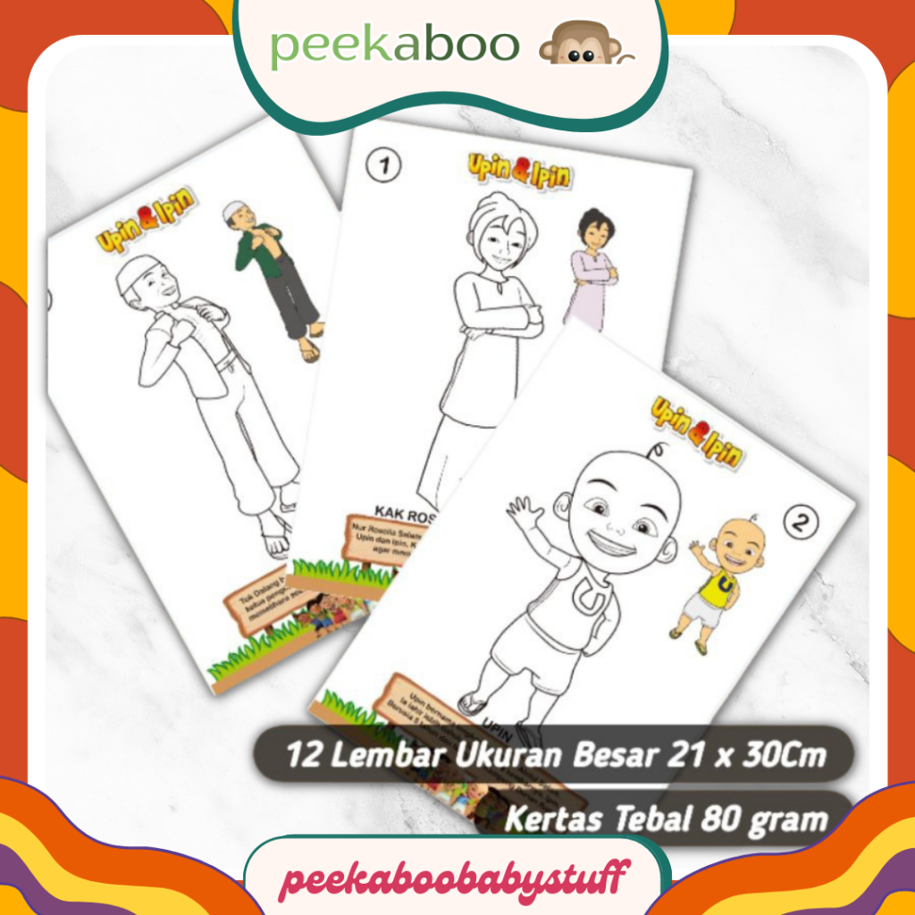 Activity Sheet Coloring Kindergarten Preschool Children - UPIN IPIN ...