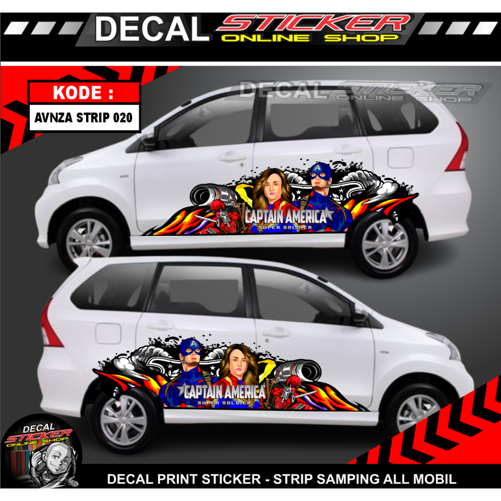 AVANZA CAR STICKER DECAL STICKER LATEST VARIATIONS | Shopee Philippines