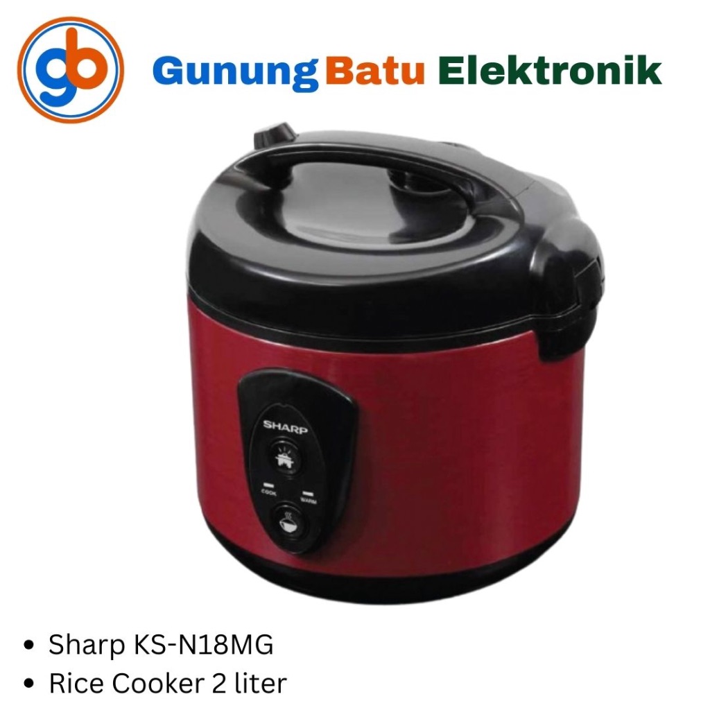 Sharp Rice Cooker KS-N18MG Official Guarantee Magic Com KSN18MG ...
