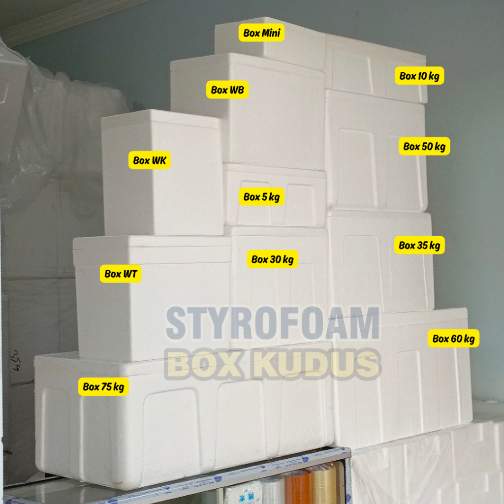 Wb Box - New Styrofoam Box Storage Packing Frozen Food Box Fish ...