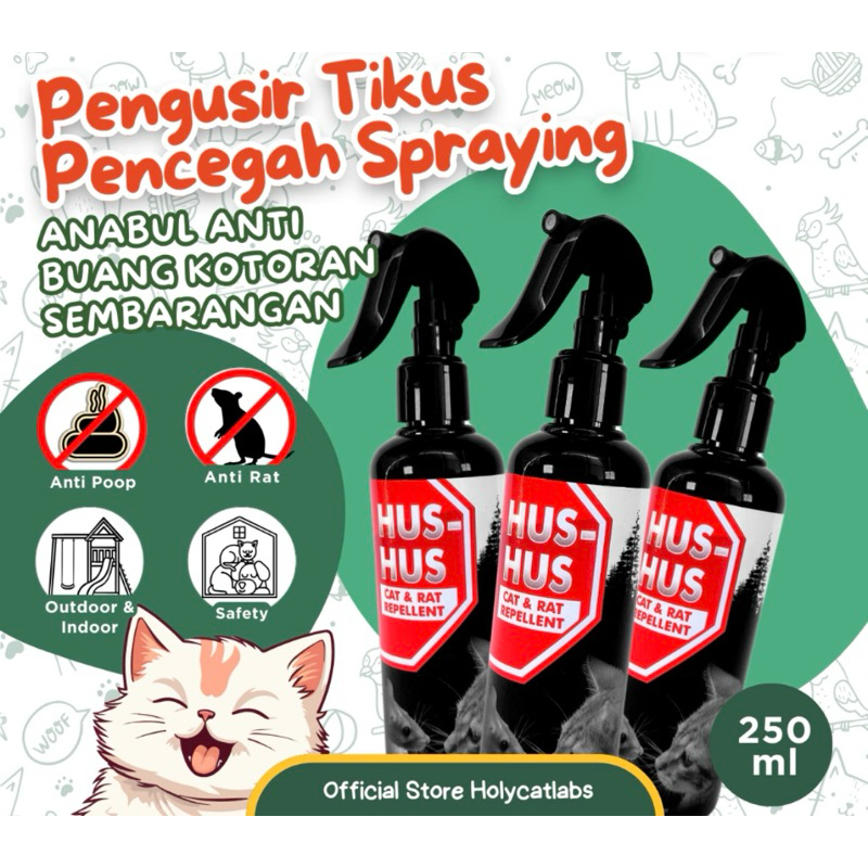 Anti Dispose Of cat spray Indiscriminately And rat Repellent HUS-HUS ...