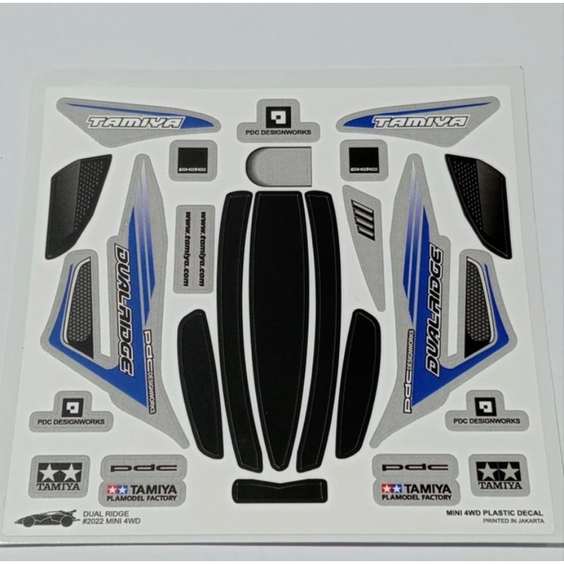 TAMIYA Mini 4WD DUAL RIDGES STICKER Decal | Shopee Philippines