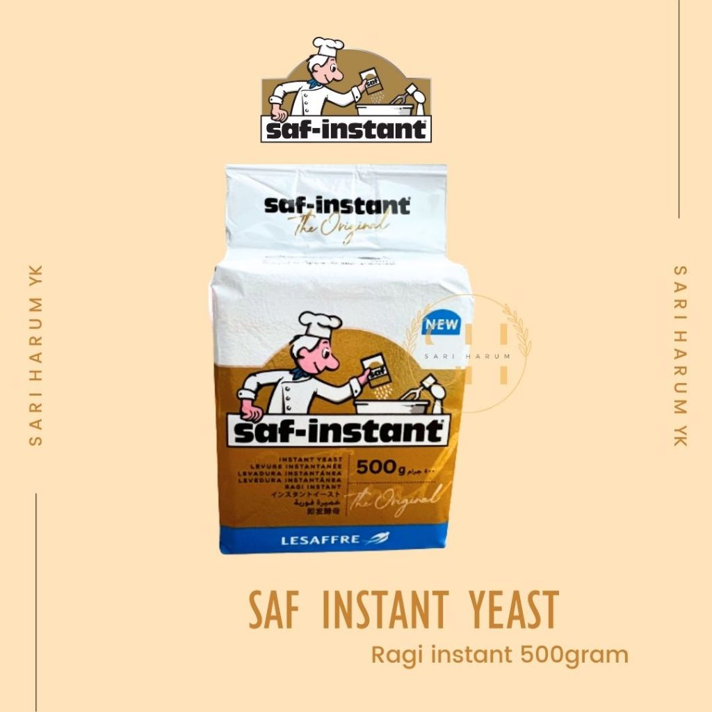 Dry Yeast | Powder Yeast | Bread Yeast | Saf instant gold Yeast 500 gr ...