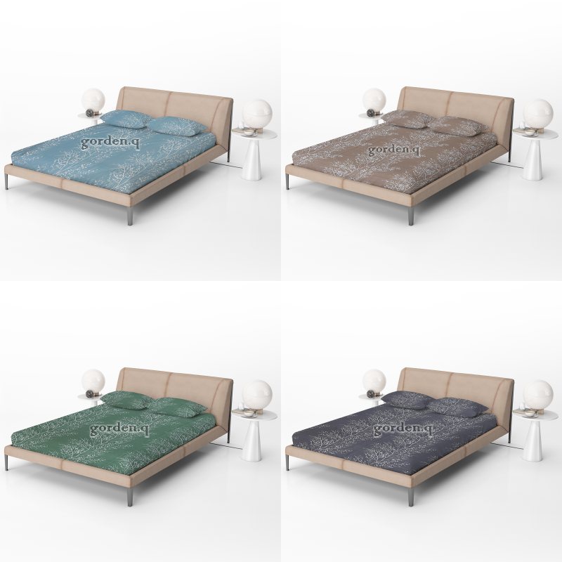 KATUN Jeju Rubber Sheet Set With Dispers Cotton Material King Queen