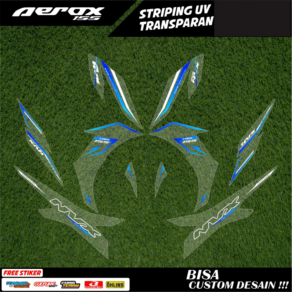 Aerox 155 Transparent Striping New I Nvx Lis Connected Color Variations 