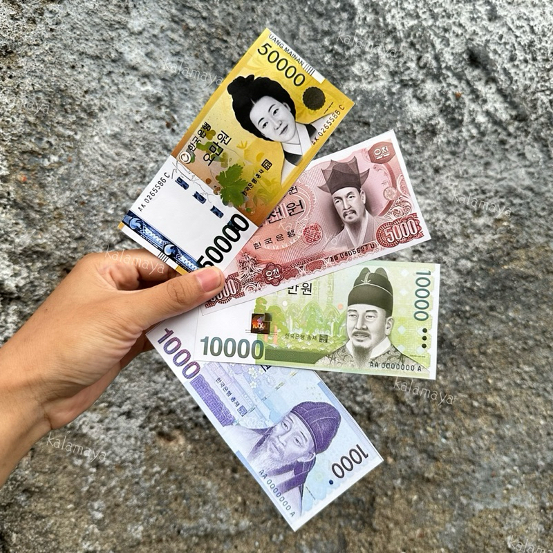 REPLIKA Korean Won Toy Money Replica For Wedding Dowry Craft Materials