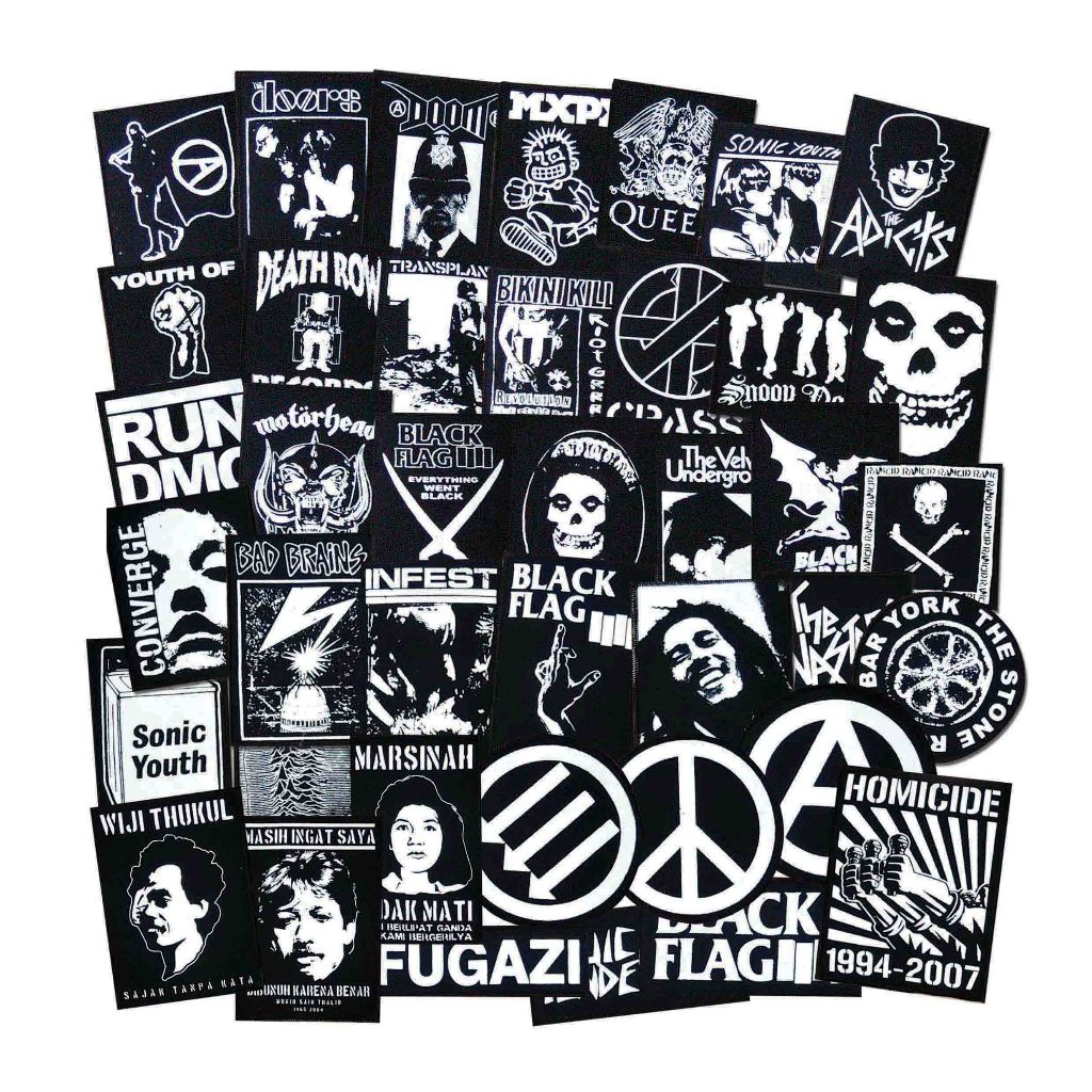 Package Of 25pcs EMBLEM PATCH/Music EMBLEM/Screen Printing EMBLEM ...