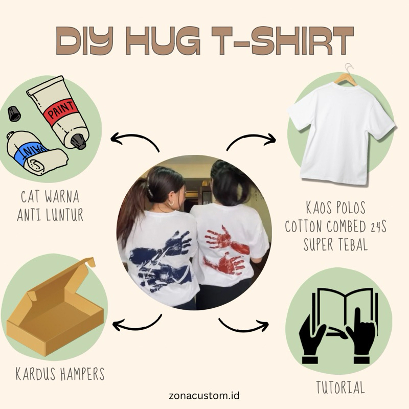 Hug Tshirt DIY Kit | Hug Viral T-Shirt | Hug T-Shirt | Hug DIY T Shirt ...