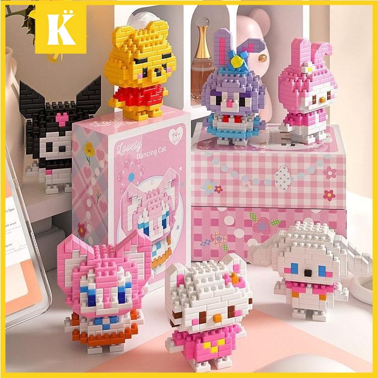 Keeppley Mini Block Bricks Building Toys Nano Block Cartoon Model DIY ...