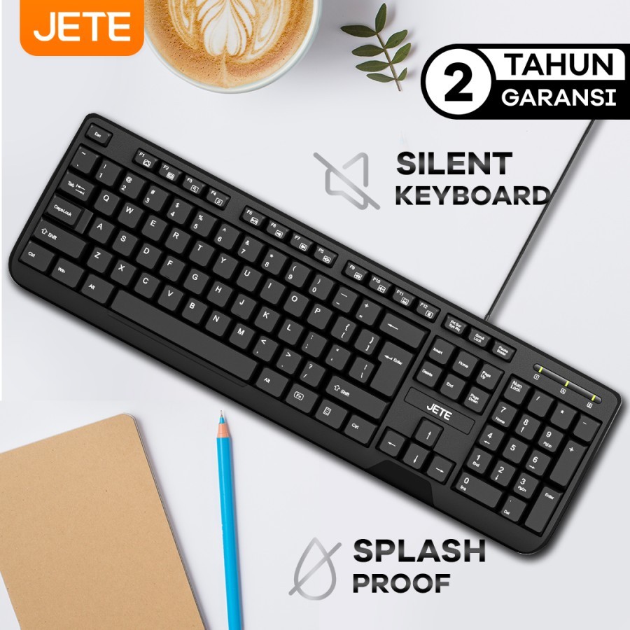 Jete KB1 Silent Key Keyboard - 2 Year Guarantee | Shopee Philippines