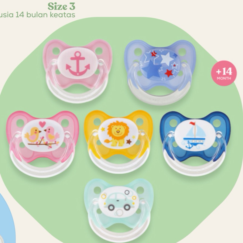 Dentistar Pacifier Size 3 - Day (14 months and above) | Shopee Philippines