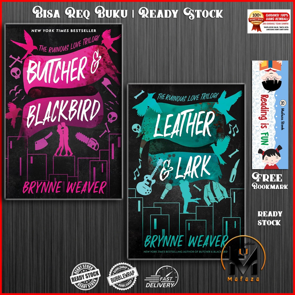 The Ruinous Love Trilogy (2Book series) Butcher & Blackbird Leather & Lark by Brynne Weaver