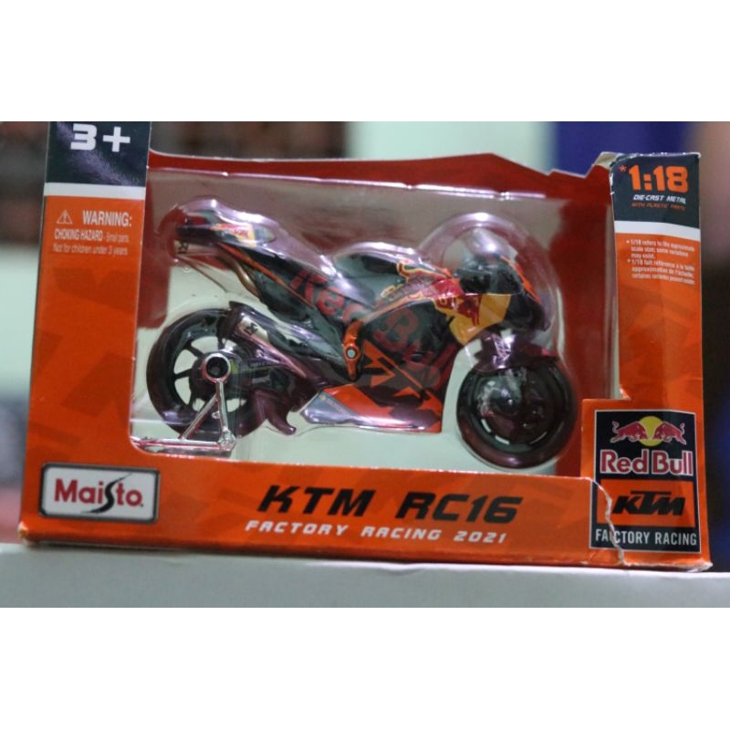 Diecast Maisto Racing Motorcycle Guarantee original 1:18 Redbull KTM ...