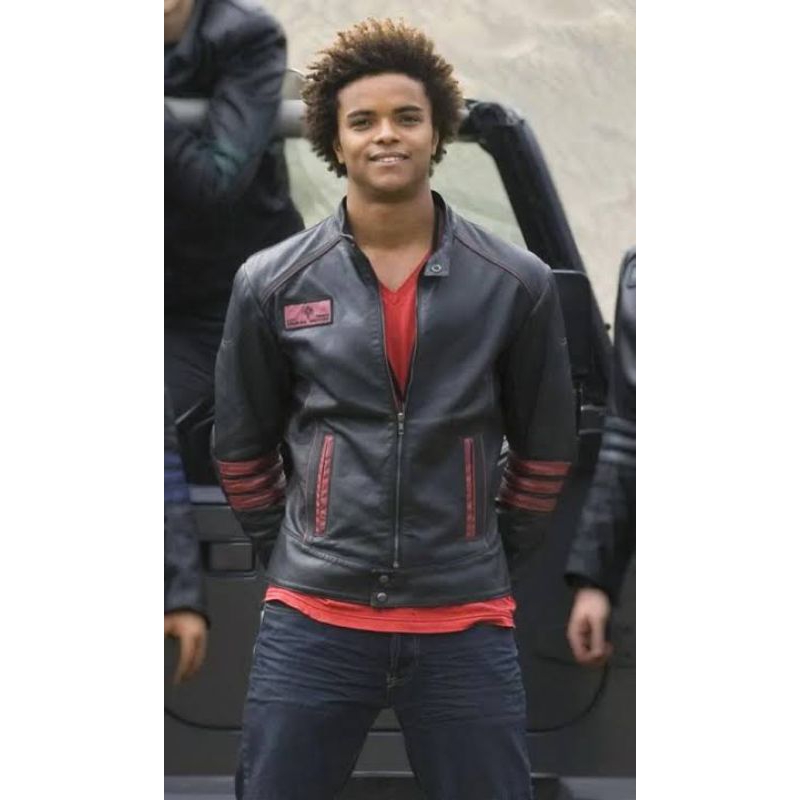 MERAH Power Rangers RPM Scott Jacket Power Rangers Red Jacket Leather ...