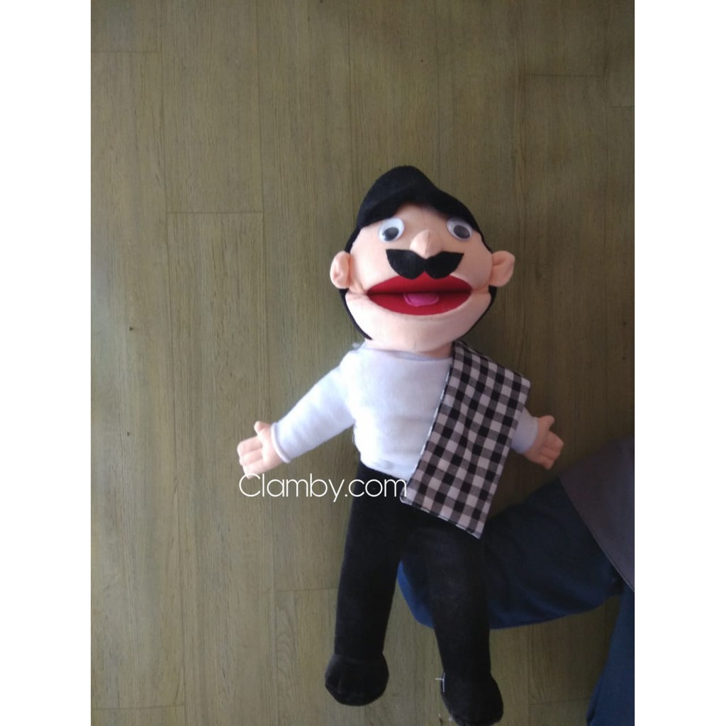 Ustadz's Muppet Teacher Muppet Hand Puppet Cablak Doll