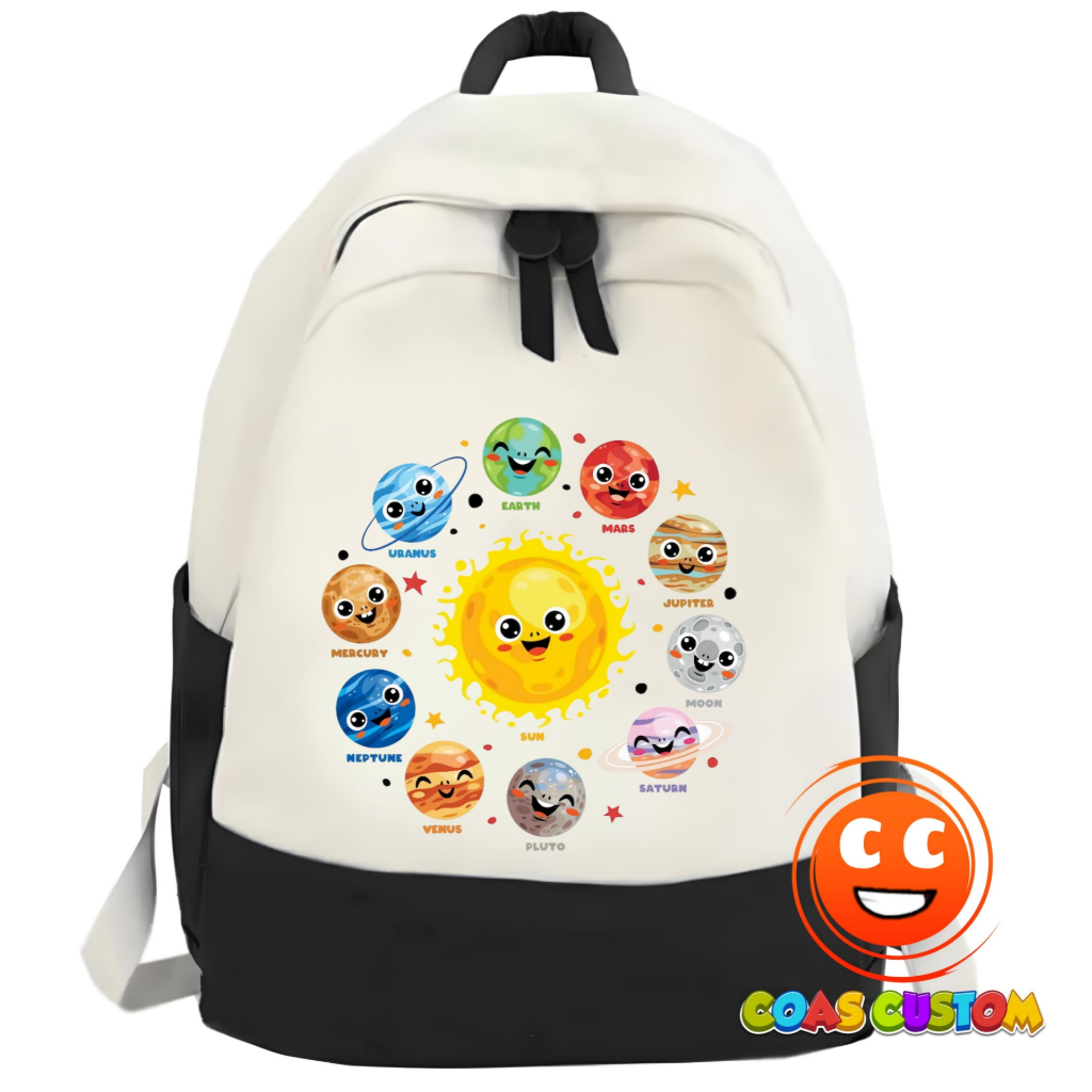 SOLAR SYSTEM PLANET KIDS BACKPACK | Shopee Philippines