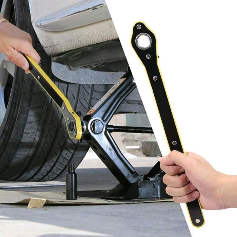 Universal Ratchet Wrench Rocker Car Jack | Shopee Philippines