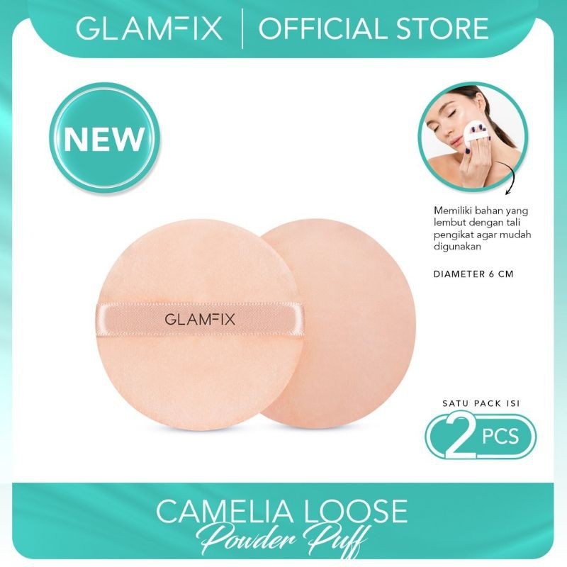 QEILA - GLAMFIX Camelia Loose Powder Puff 1 Pack Contains 2 pcs ...