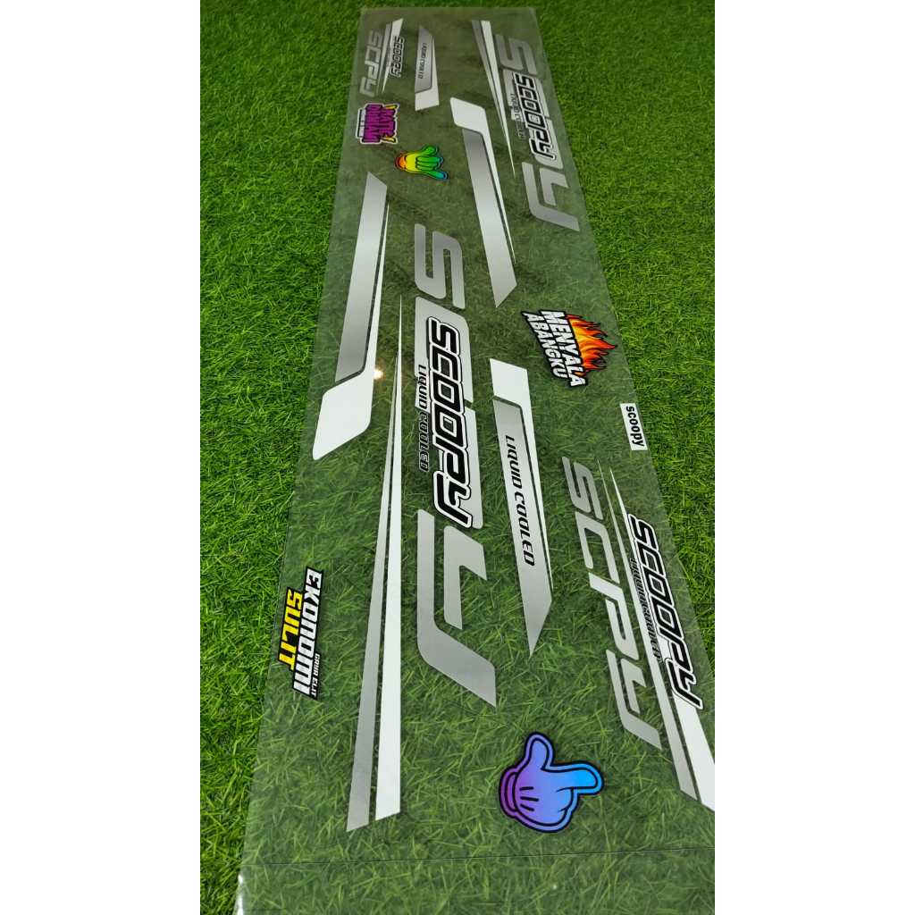 Striping Scopy New Variation Of Transparent Clear Material Pole Sticker ...