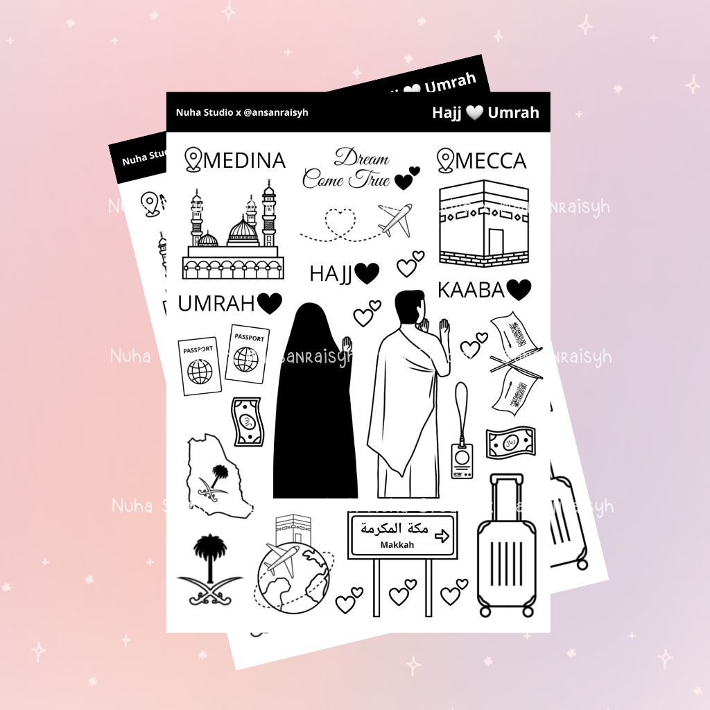 HP Sticker by ansanraisyh | Hajj Umrah Hajj Umrah Kaaba Mecca Medina ...