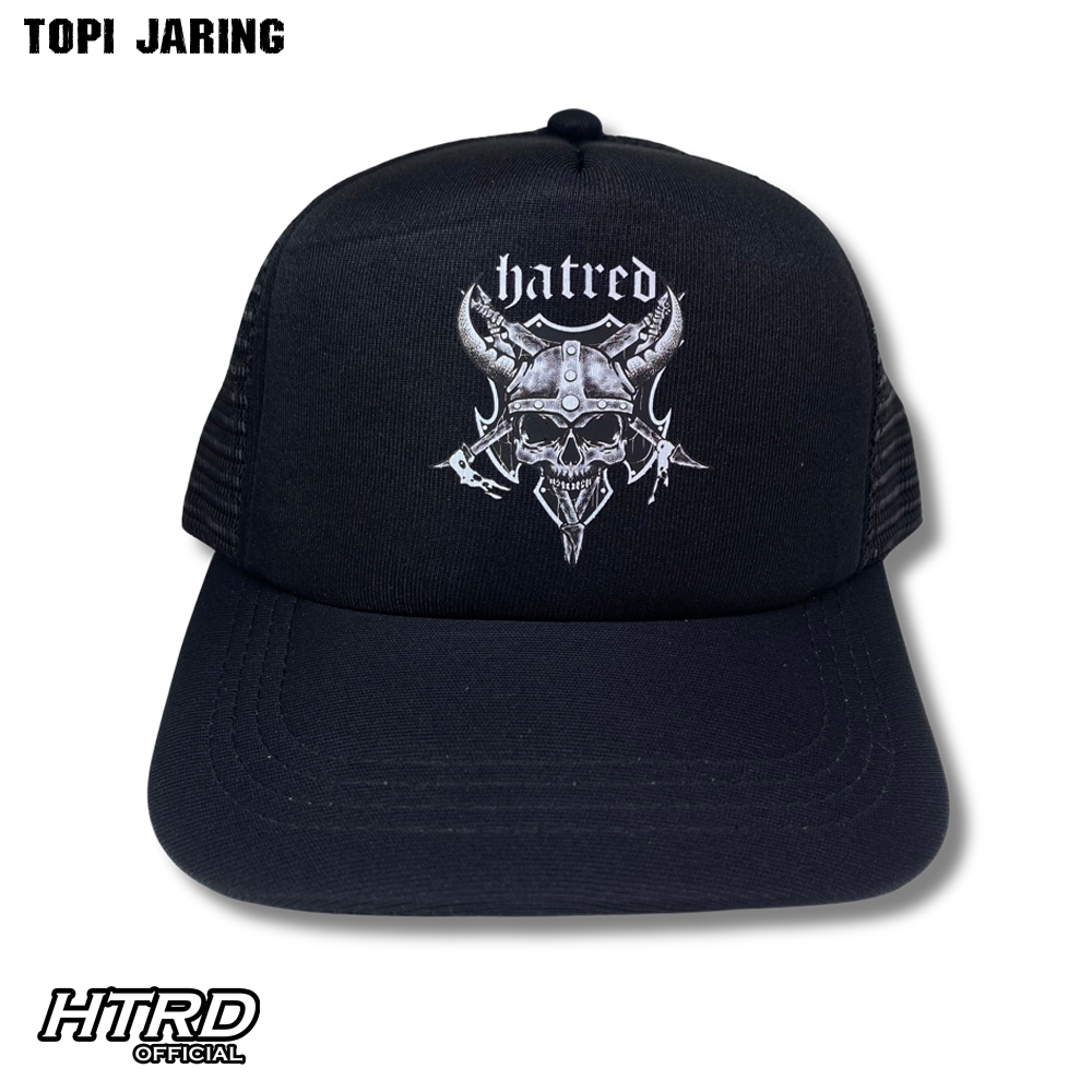 HITAM Men's net hat distro original brand htrd official latest black ...