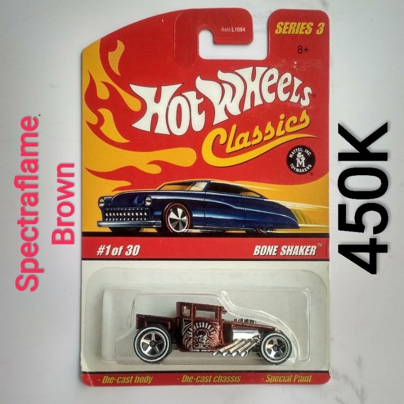 Hot Wheels Classic Series 3 Bone Shaker Spectraflame Brown color ...