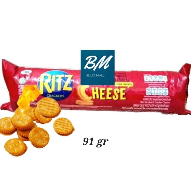RITZ Cheese Sandwich 91 gr Cheese Biscuits | Shopee Philippines