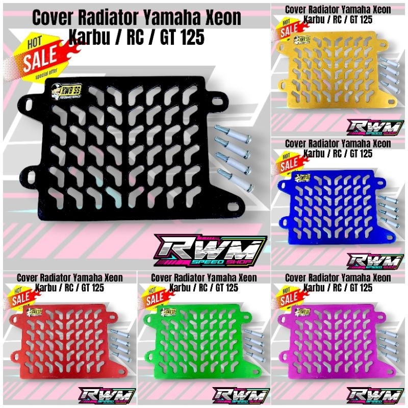 Radiator Cover yamaha xeon Carburetor xeon rc xeon gt 125 Aluminum free ...