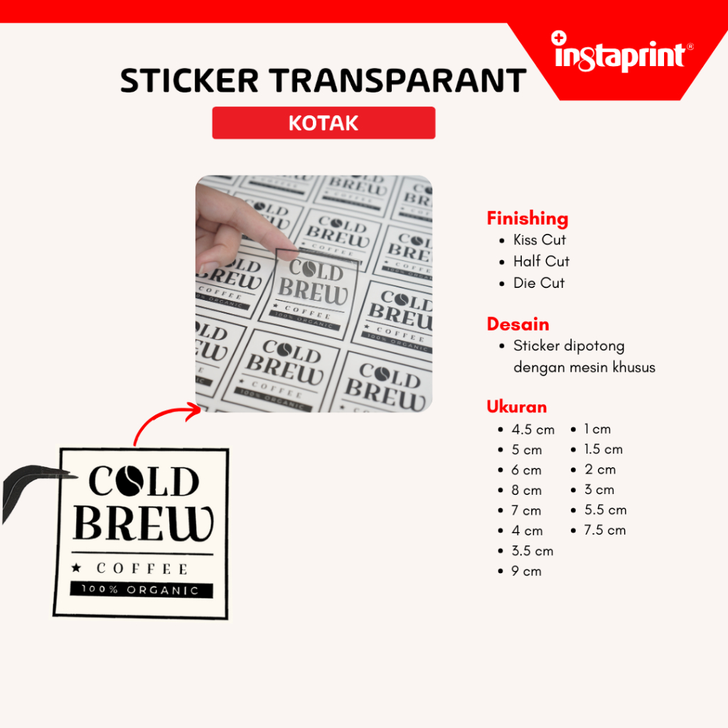 Transparent box label sticker / Thank you transparent label / Print ...