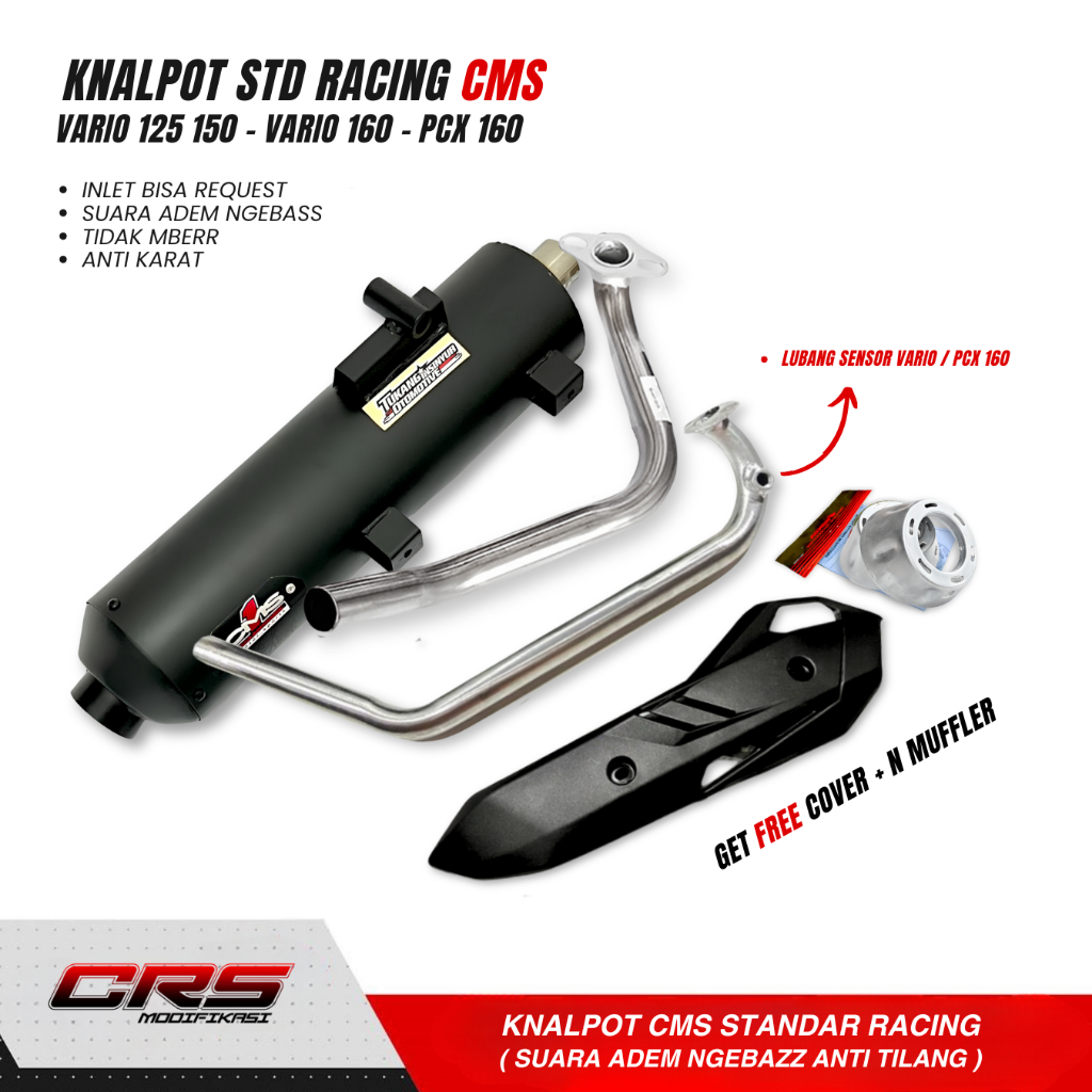 Exhaust CMS VARIO 125 150 OLD NEW PCX 160 VARIO 160 Standard RACING ...