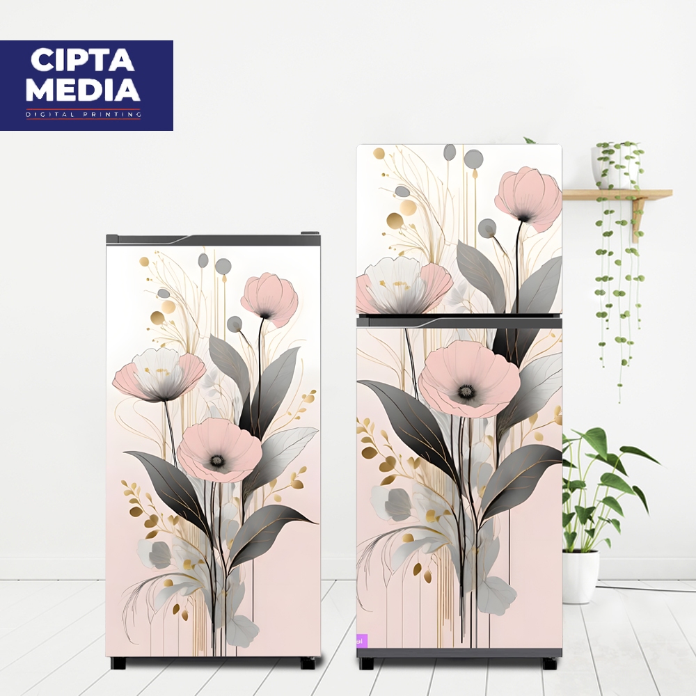 Minimalist ART 1 & 2-door Refrigerator Sticker! | Shopee Philippines