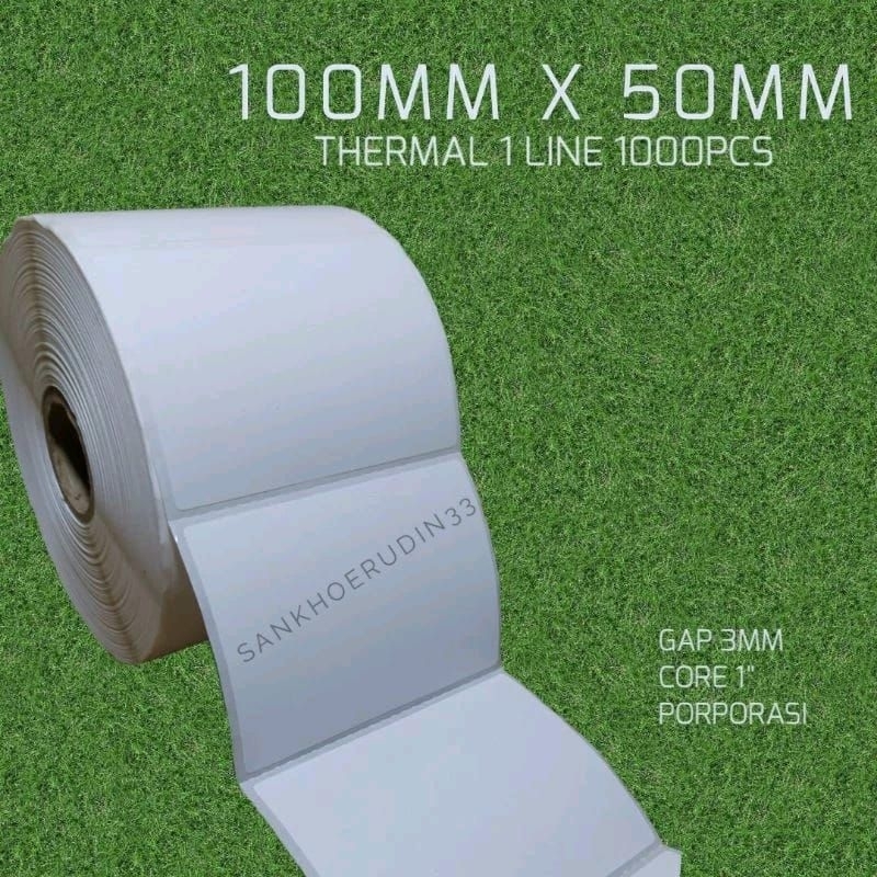 Thermal Label Stickers 100 x 50 mm contains 1000pcs / Etiquette ...