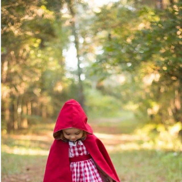 MERAH Red Cape Red Riding Hood Red CLOAK CLOAK CLOAK ONLY Halloween ...