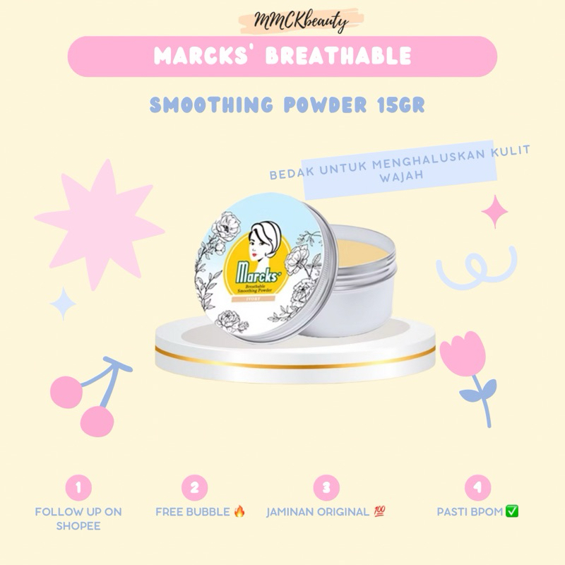 Marcks Breathable Smoothing Powder 15g | Shopee Philippines